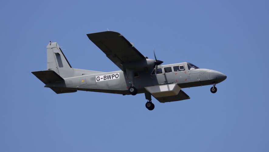 Britten-Norman Islander with connectivity