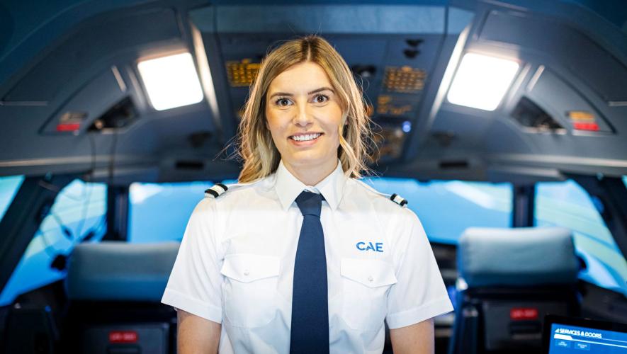 Elle Betchley, CAE Women in Flight Ambassador