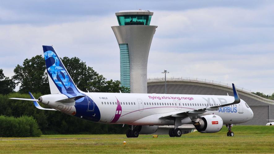 Airbus A321XLR at Farnborough