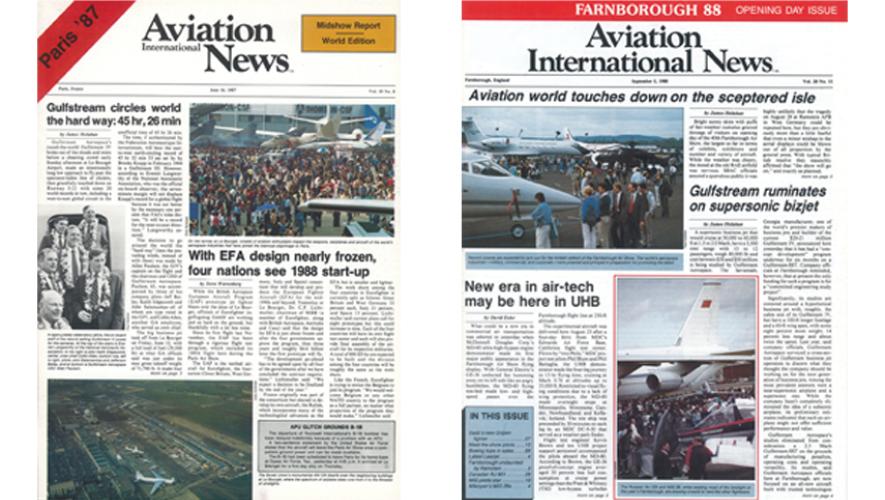 First Farnborough and Pari Airshow Covers