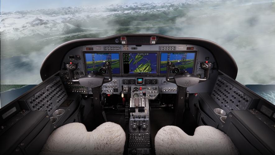 Collins ProLine Fusion integrated flight deck