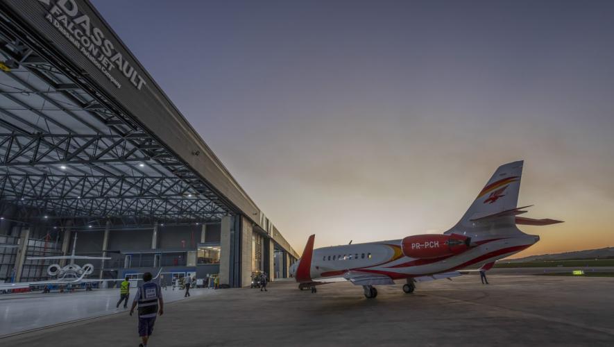 Dassault Falcon Catarina MRO service center in Brazil