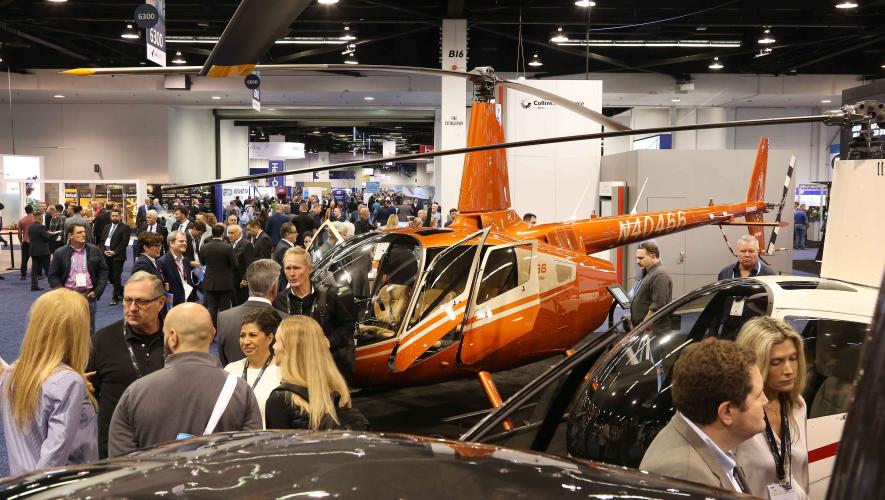 Robinson R66 at Heli-Expo 2024