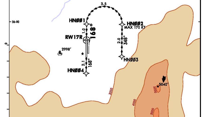 Henderson Executive Airport guided visual approach