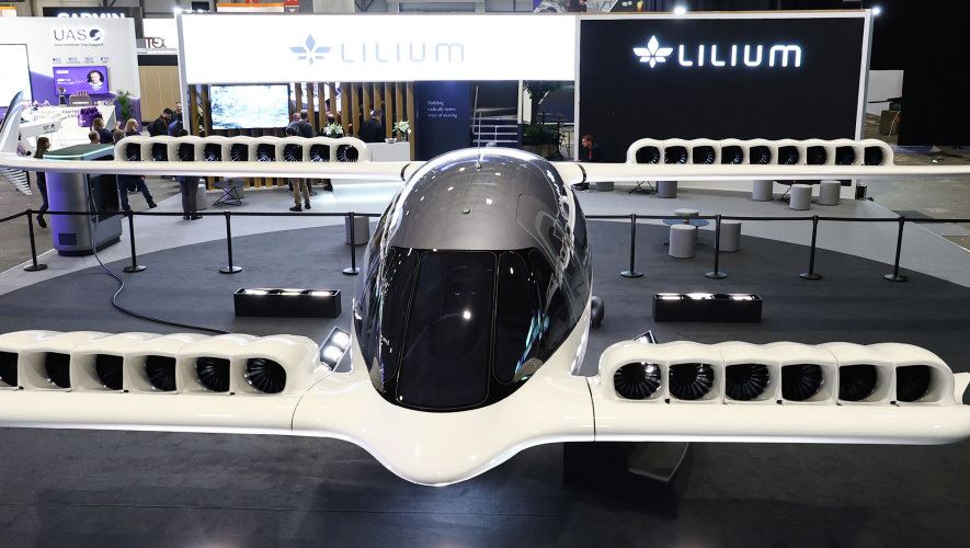 Lilium full size mock-up at EBACE2024 