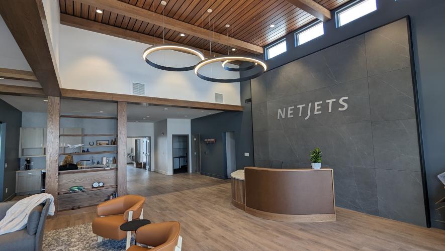 NetJets terminal at KBZN