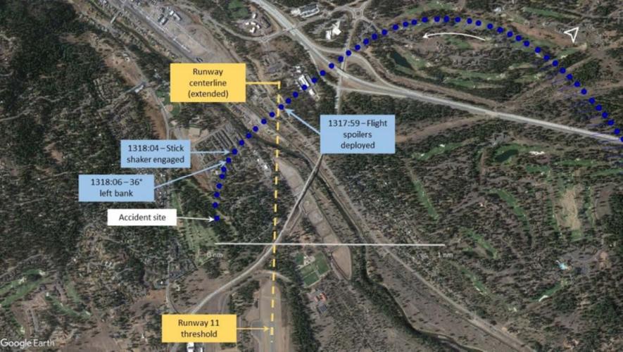 NTSB Challenger 605 crash Truckee, California