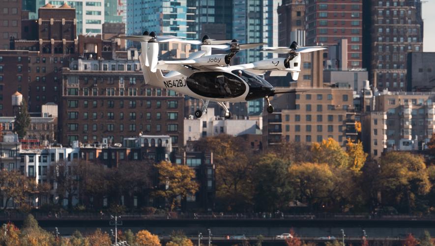 Joby eVTOL in New York City