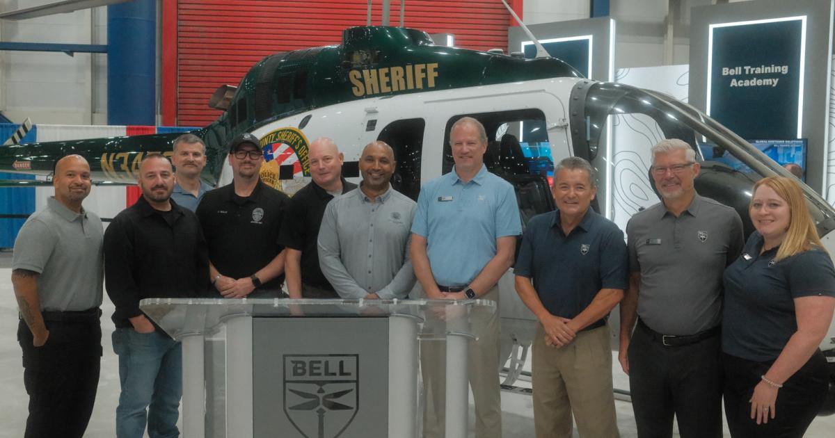 Peoria Police and Fire Department takes delivery of Bell 505 helicopter