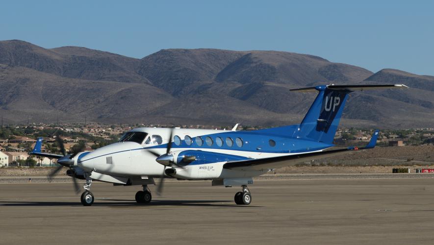 Wheels Up King Air in Las Vegas