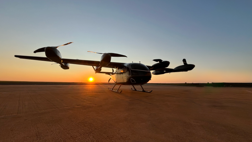 Eve Air Mobility uncrewed eVTOL prototype