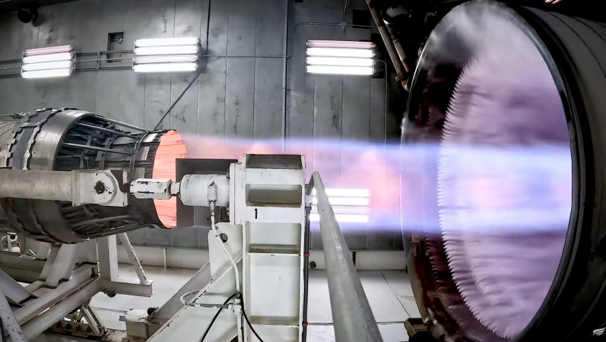 Hermeus preecooler testing with Pratt & Whitney F100 engine